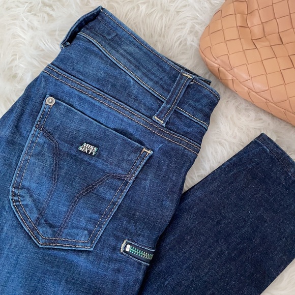 Miss Sixty dark blue Jeans with Zippers on the leg - Picture 2 of 12